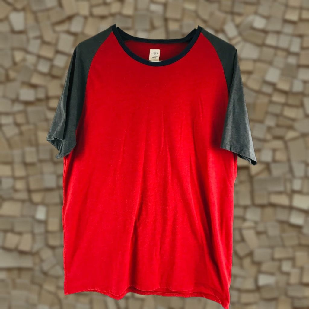 J.Crew J.CREW T-Shirt Men's Large Red Short Sleeve Crew Neck - Cotton Spandex Size US L / EU 52-54 / 3 - 1 Thumbnail