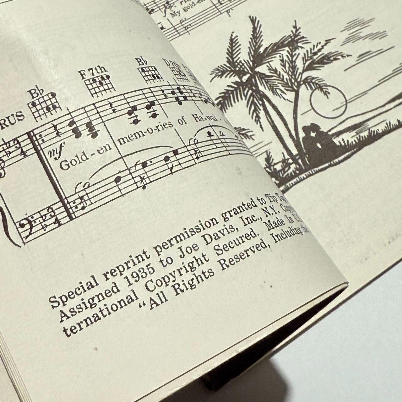 Designer 50 Tip Top Album of Popular Hawaiian Songs RARE 1936 PRINT Size ONE SIZE - 9 Thumbnail