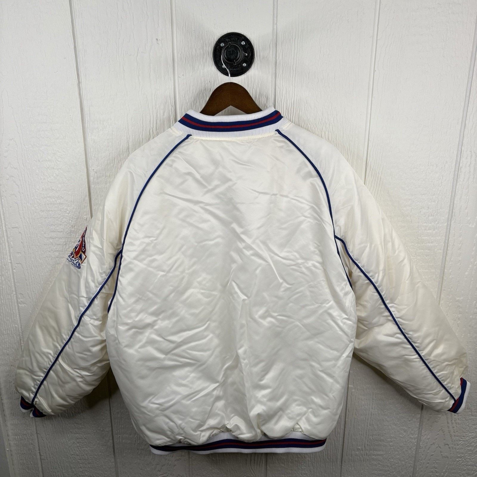 Southpole Vintage Y2K White SouthPole Puffer Varsity Jacket - Size L Size US L / EU 52-54 / 3 - 4 Thumbnail