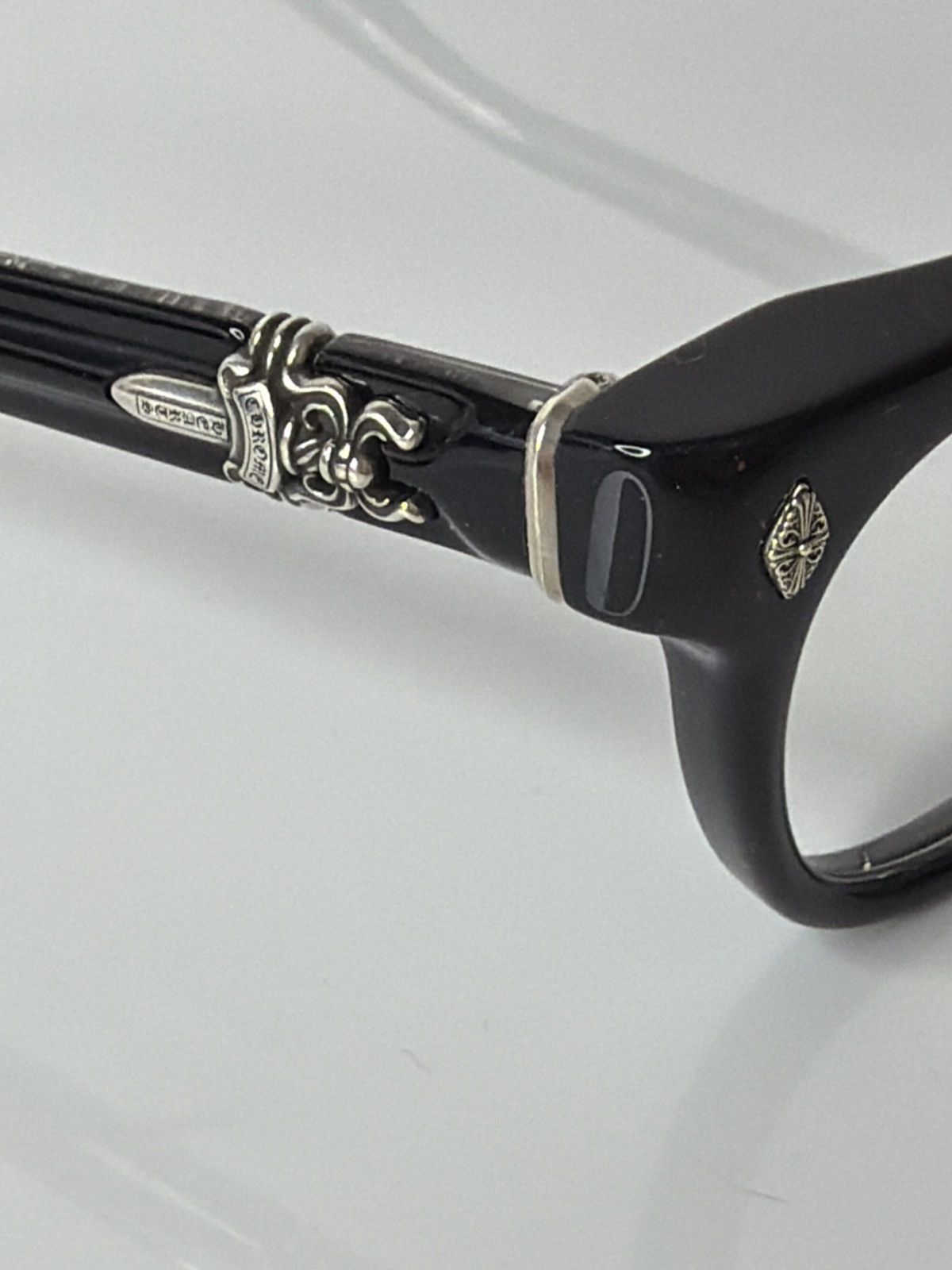 Chrome Hearts Chrome Hearts Dooable Black Silver 52-20-148 New Size ONE SIZE - 5 Thumbnail