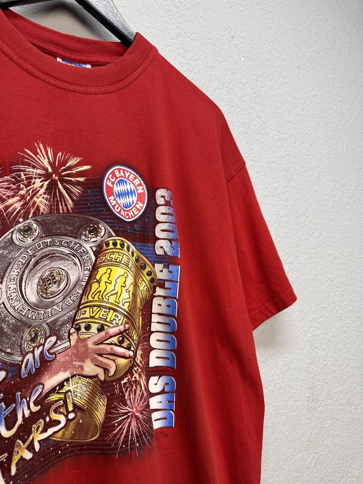 Nike FC Bayern Munich 2003 champions vintage football graphic tee Size US L / EU 52-54 / 3 - 4 Thumbnail