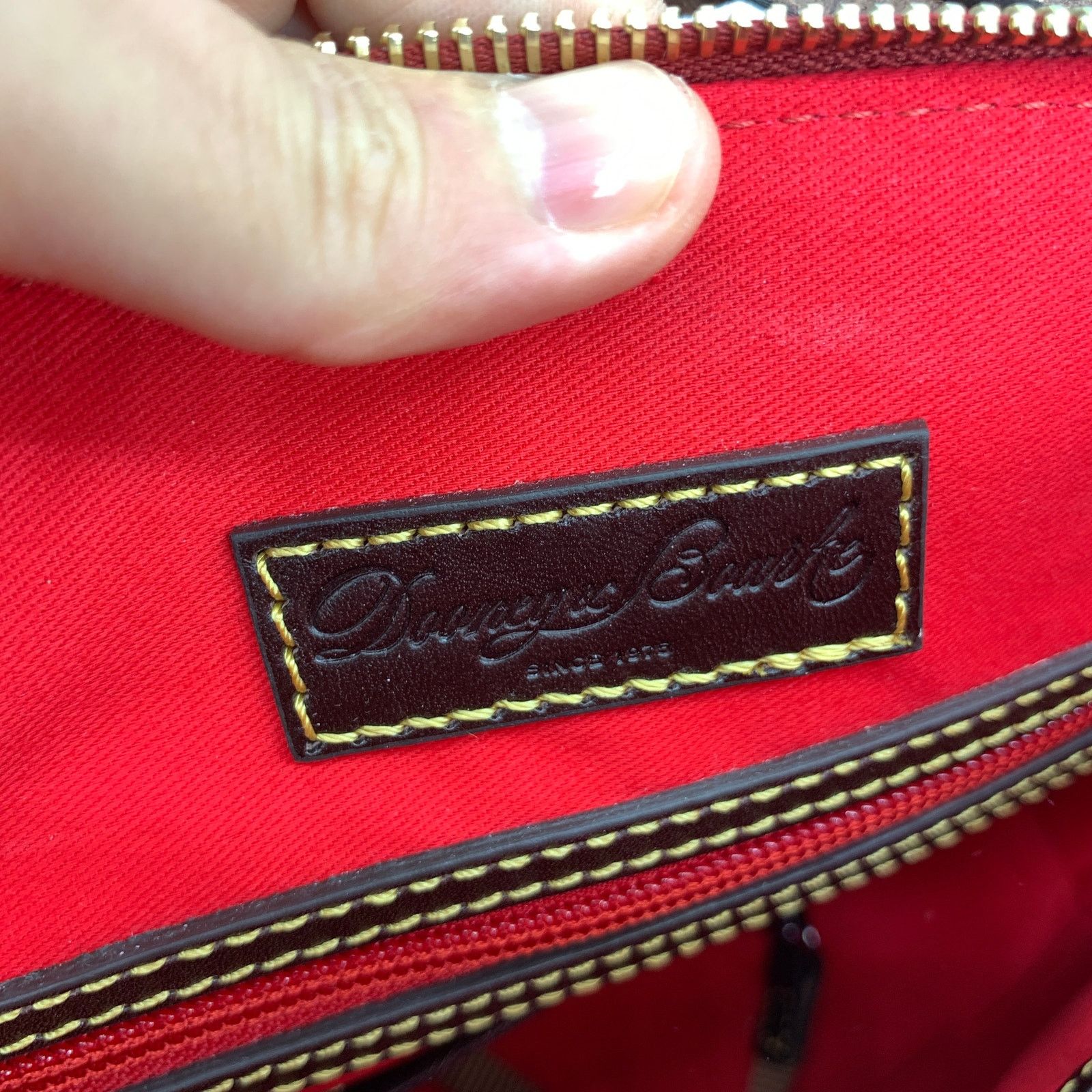 Dooney & Bourke Dooney & Bourke Florentine Leather Purse Small Heidi Satchel Size ONE SIZE - 12 Thumbnail