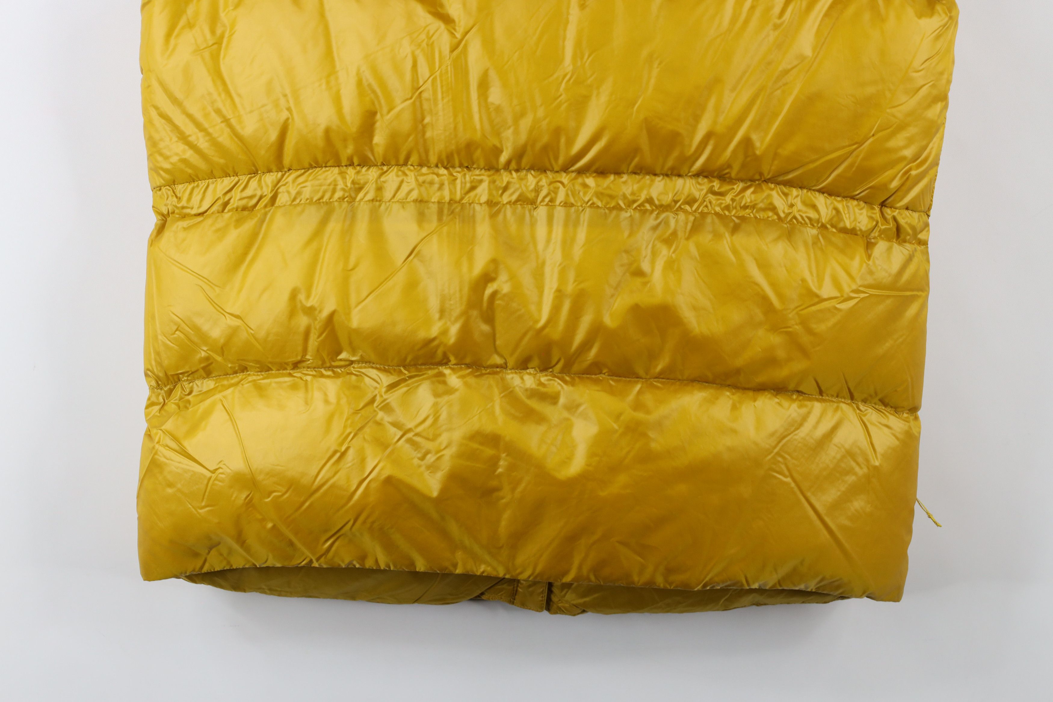 Athleta × Vintage Athleta Lofty Duck Down Full Zip Puffer Vest Jacket Gold Size M / US 6-8 / IT 42-44 - 12 Thumbnail