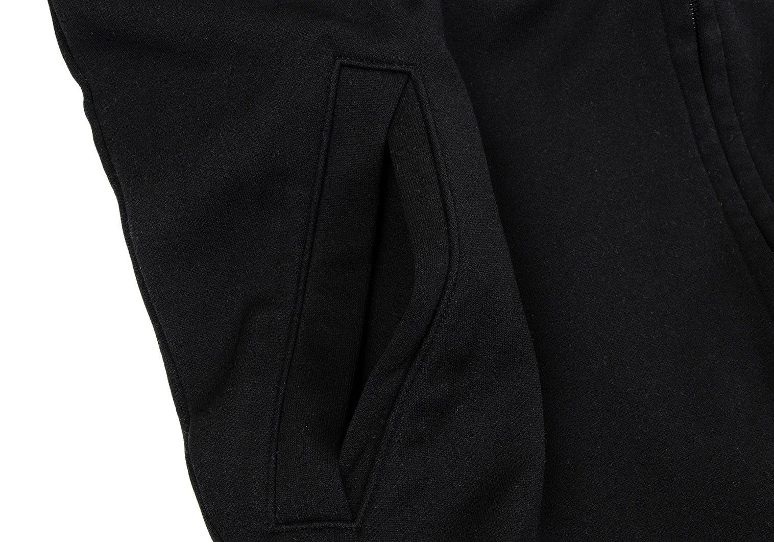 Comme des Garcons Homme Plus Black Zip-Up Jersey Blouson in Size M Size US M / EU 48-50 / 2 - 11 Thumbnail