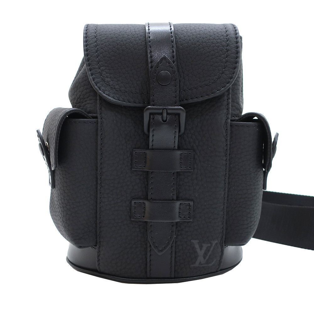 Louis Vuitton Christopher XS Body Bag Shoulder Bag Black Taurillon