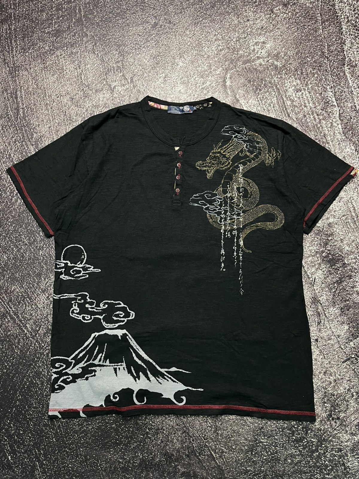 Kamakura Sukajan Mountain/Dragon T-Shirts Size US XXL / EU 58 / 5 - 1 Thumbnail