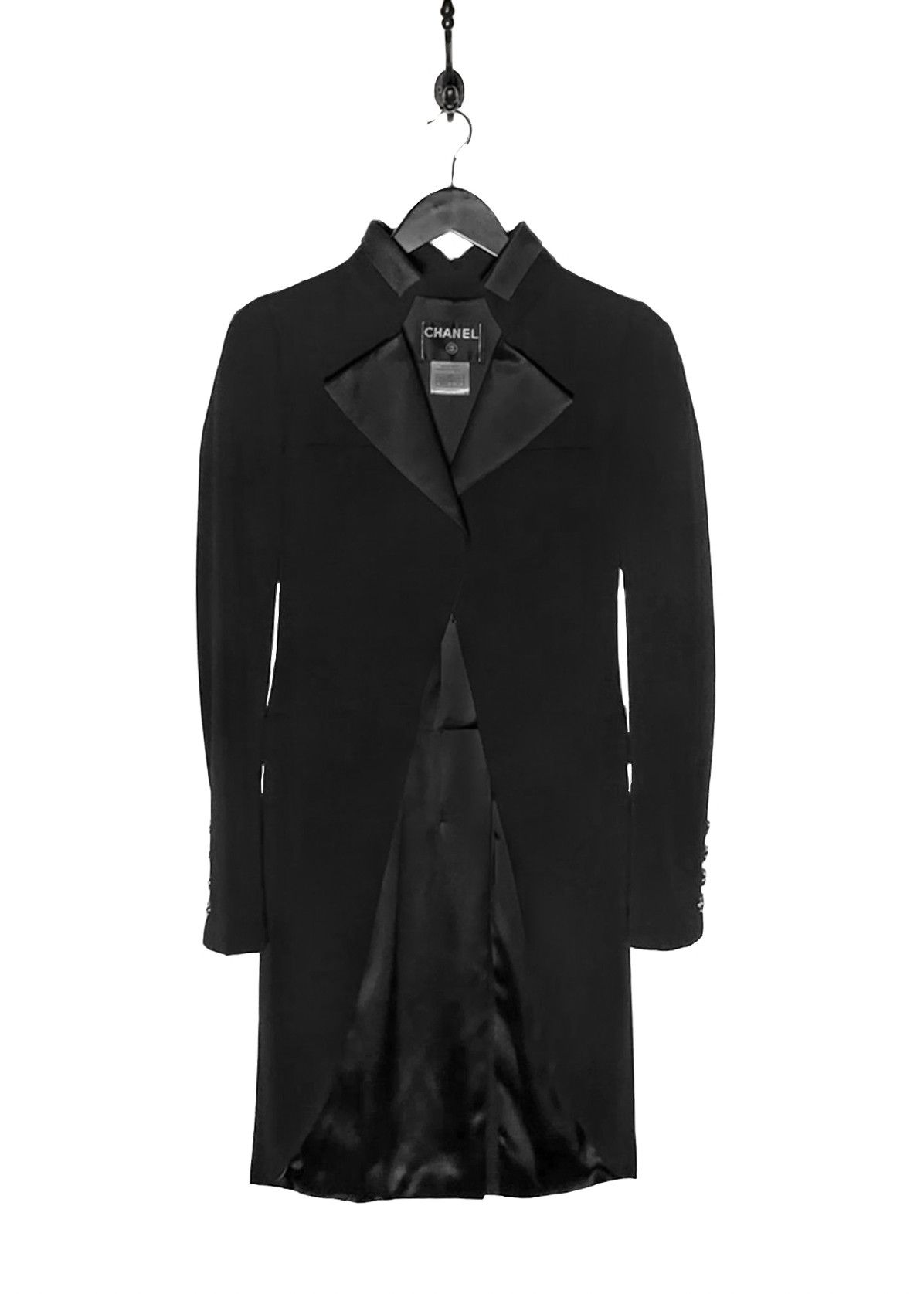 Chanel Chanel FW06 Black Tuxedo Long Jacket Size XS / US 0-2 / IT 36-38 - 1 Thumbnail