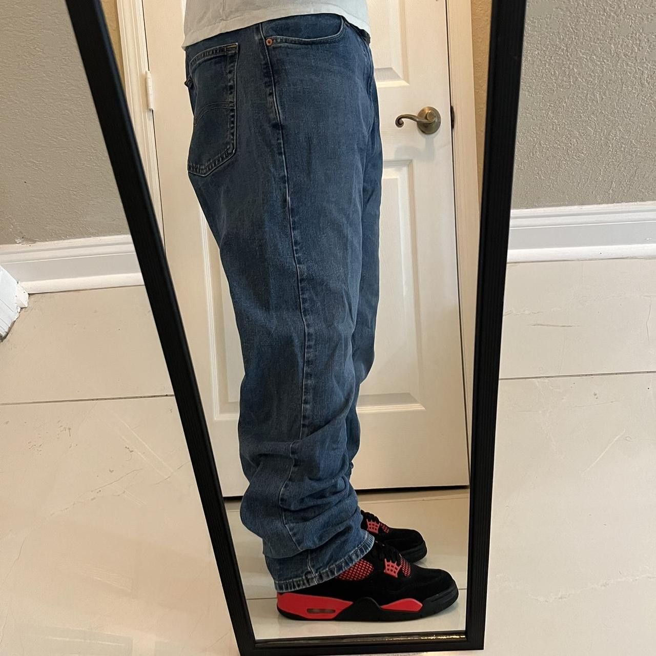 Levi's Vintage Y2K/2000s Baggy Grunge Dark wash Levi’s Denim Jeans! Size US 40 / EU 56 - 2 Thumbnail