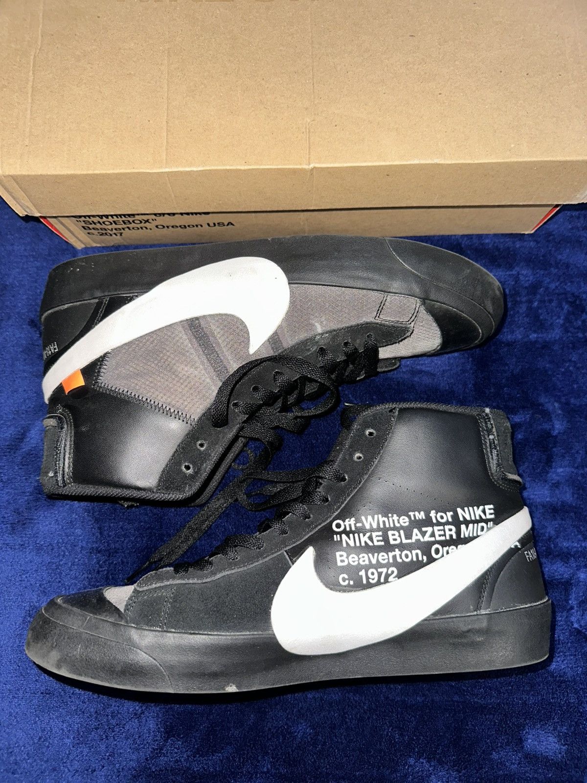 Nike × Off-White × Virgil Abloh OFF-WHITE x NIKE BLAZER “Grim Reaper” Size US 10 / EU 43 - 2 Thumbnail