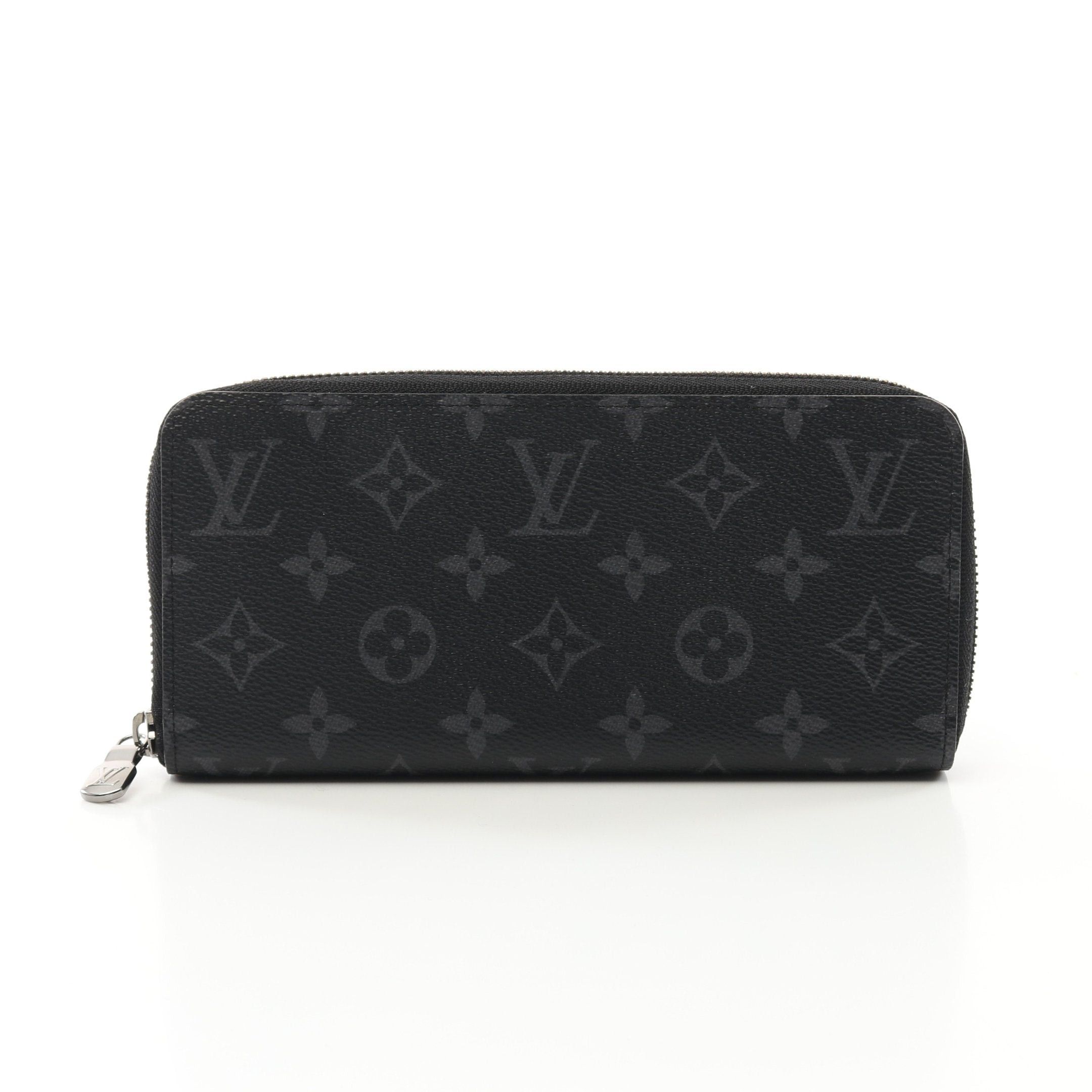 Louis Vuitton Louis Vuitton Zippy Wallet Horizontal Monogram Eclipse Round Zipper Long Black Size ONE SIZE - 1 Thumbnail