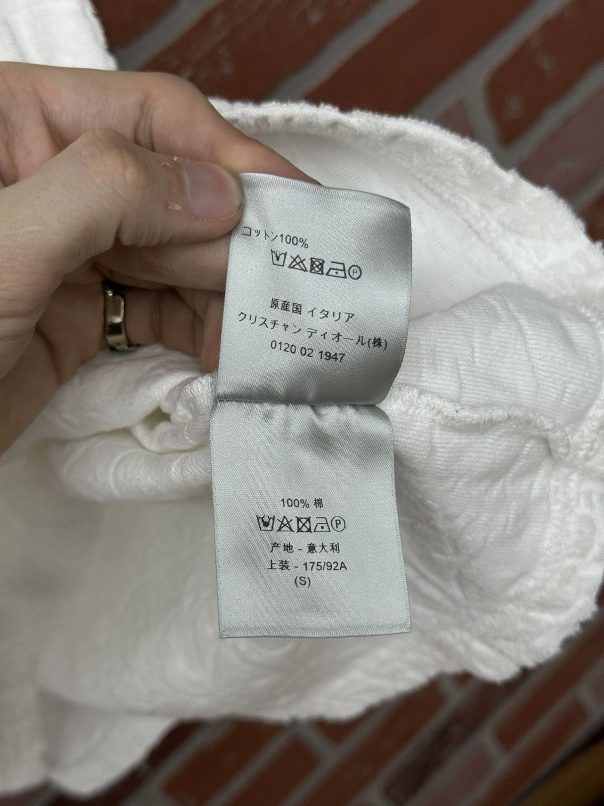 Dior Dior Oblique White Exlusive Color Tee Shirt Size Small Size US S / EU 44-46 / 1 - 14 Thumbnail