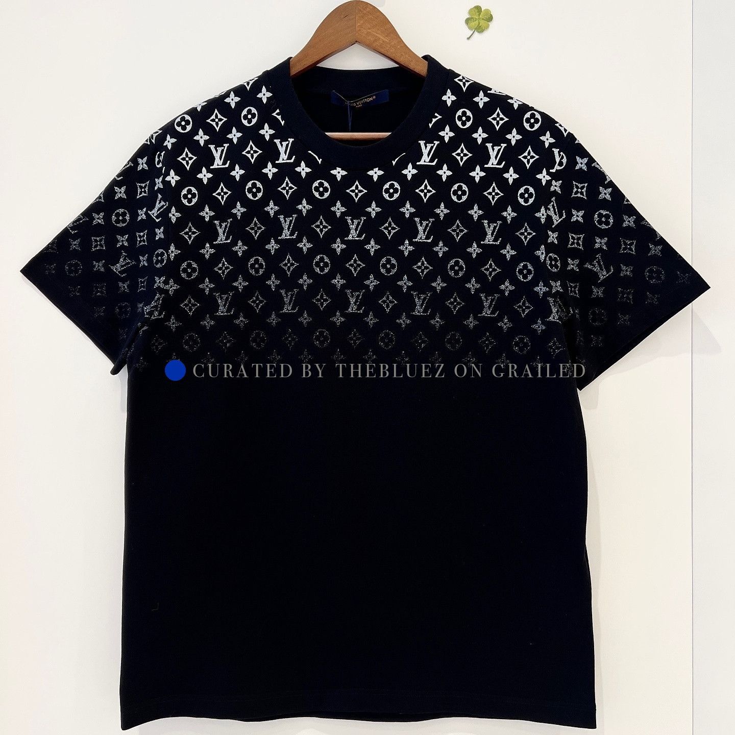Louis Vuitton Black Short Sleeve Patterned T-Shirt Size US M / EU 48-50 / 2 - 1 Thumbnail
