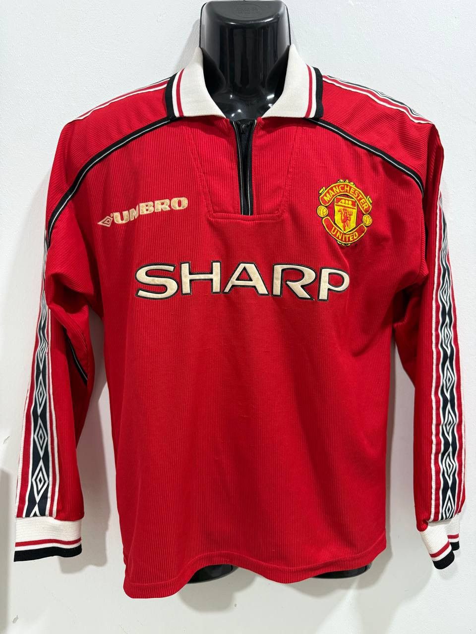 Umbro Manchester United Umbro Jersey LS 1998–2000 Size US XS / EU 42 / 0 - 1 Thumbnail