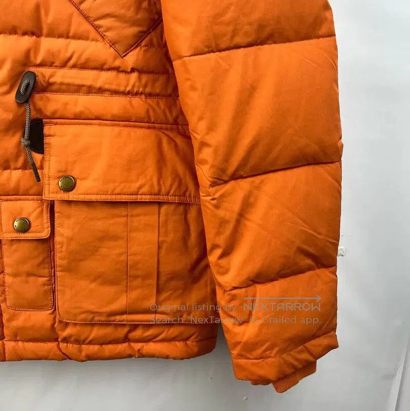 Burberry Burberry Orange Cotton Men's Puffer Jacket. Size US XL / EU 56 / 4 - 5 Thumbnail