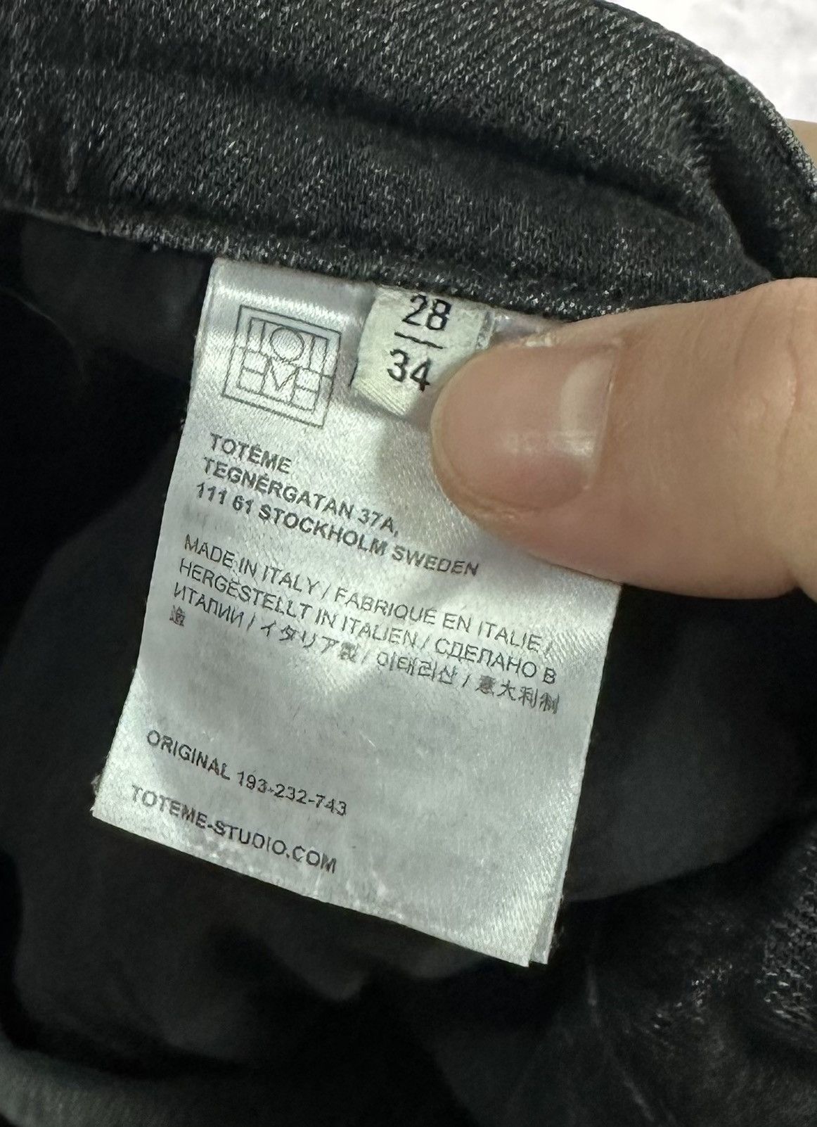 Other Toteme Luxury Jeans Small Tad Logo Size US 28 / EU 44 - 16 Thumbnail