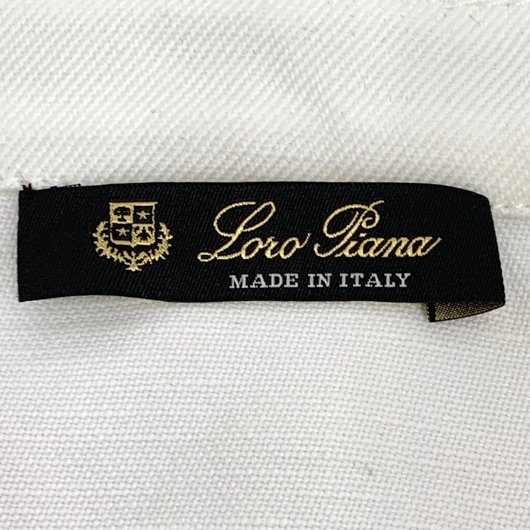 Loro Piana Loro Piana White Pocket Cotton Long Sleeve Top Size S / US 4 / IT 40 - 7 Thumbnail