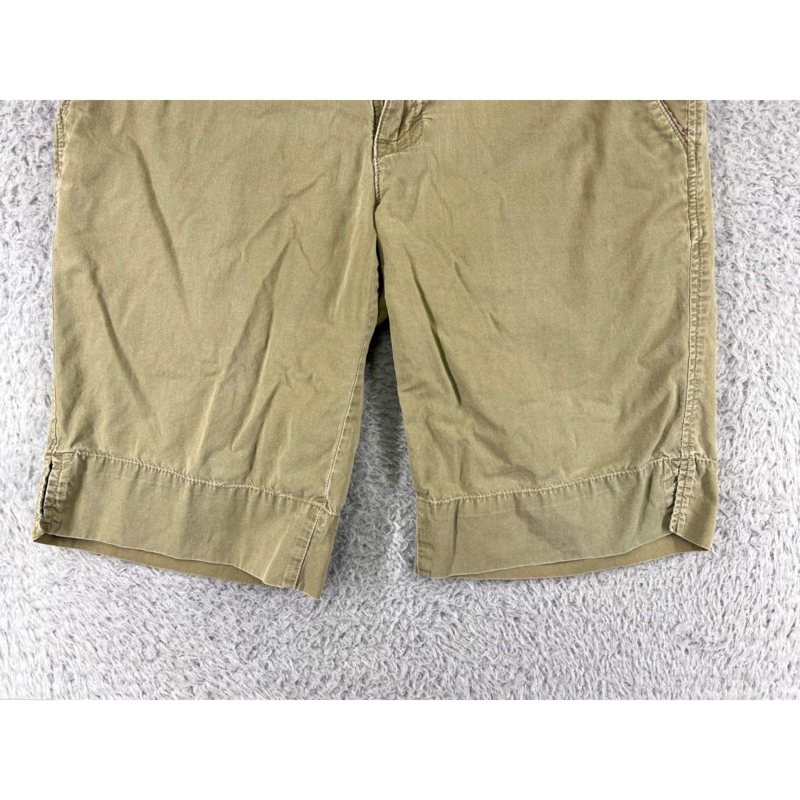 The North Face The North Face Shorts Womens 8 Beige Floral Embroidered Cotton Blend Buckles Size 30" / US 8 / IT 44 - 5 Thumbnail