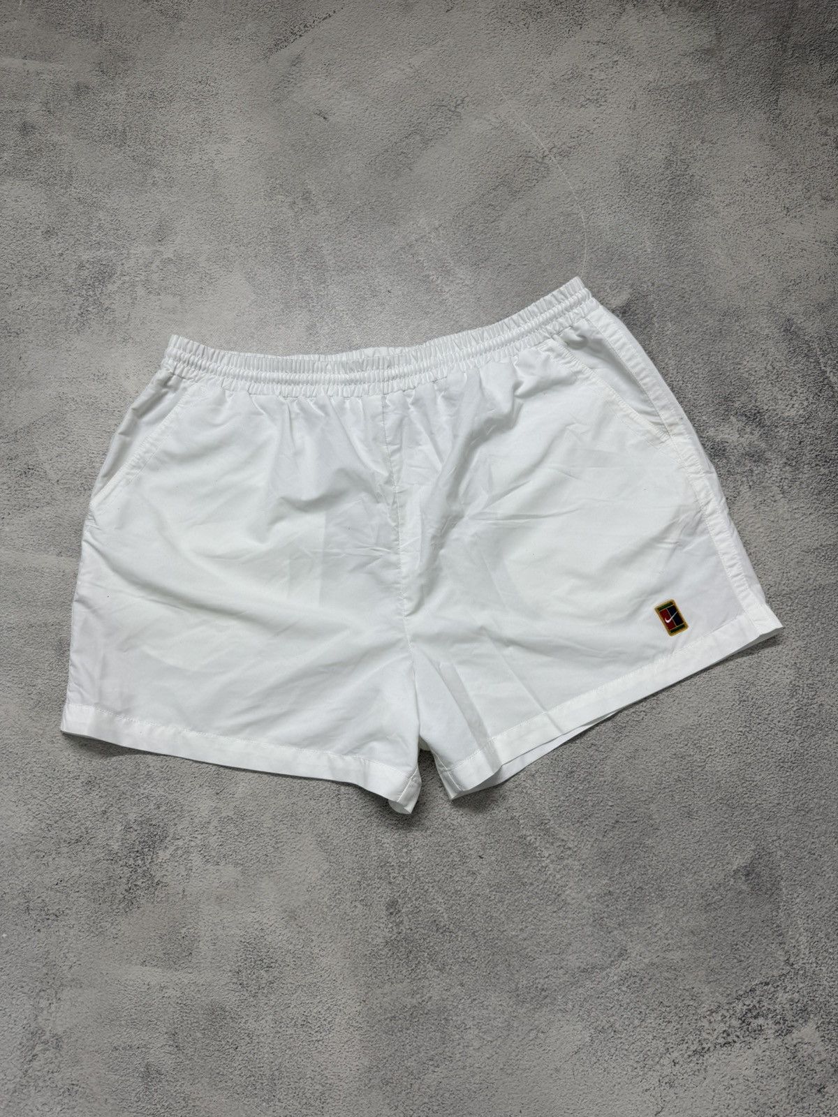 Nike Vintage Y2k Nike Swoosh Nylon Shorts Size US 36 / EU 52 - 4 Thumbnail