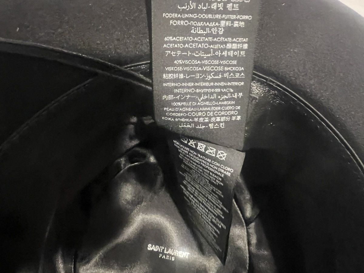 Saint Laurent Paris Saint Laurent mens fedora hat. 58/L Size ONE SIZE - 7 Thumbnail