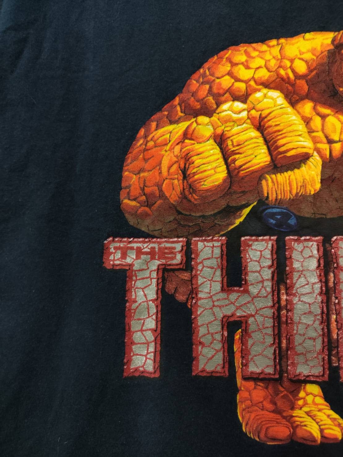 Cartoon Network Vtg 00's Marvel Fantastic 4 " The Thing " Character Promo Size US XL / EU 56 / 4 - 3 Thumbnail