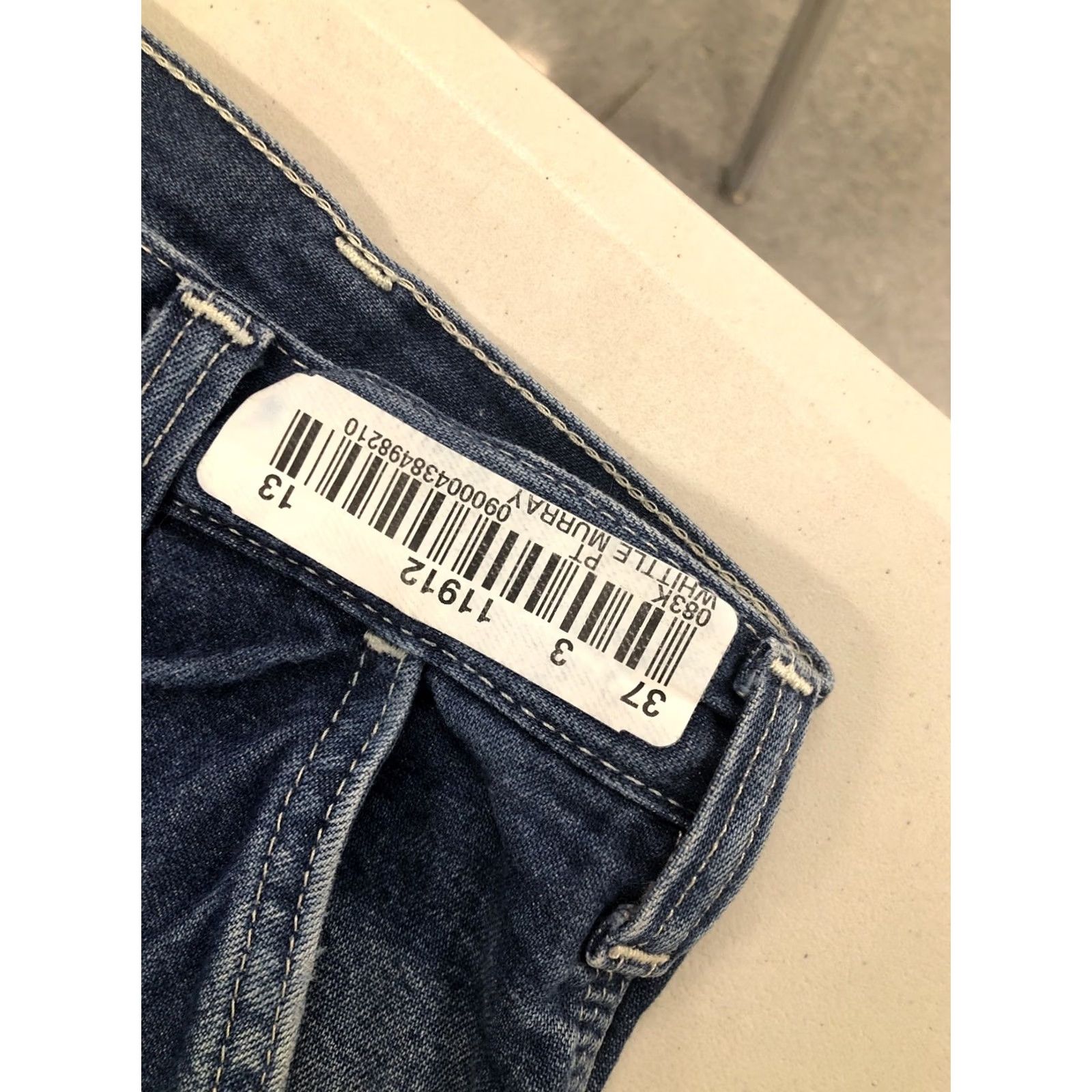 Carhartt Carhartt Jeans Mens 37x33.5 Blue Denim Carpenter Pants Dungaree Fit 382-83 Vintage No Size US 37 - 6 Thumbnail