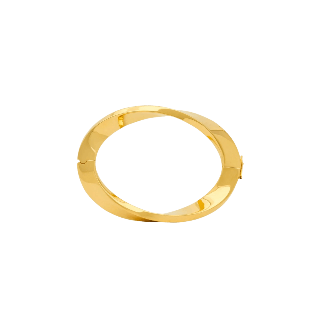 Saint Laurent Paris o1b1hav110325 Size: M / Deco Twist Bracelet in Metal in Gold Size ONE SIZE - 1 Thumbnail