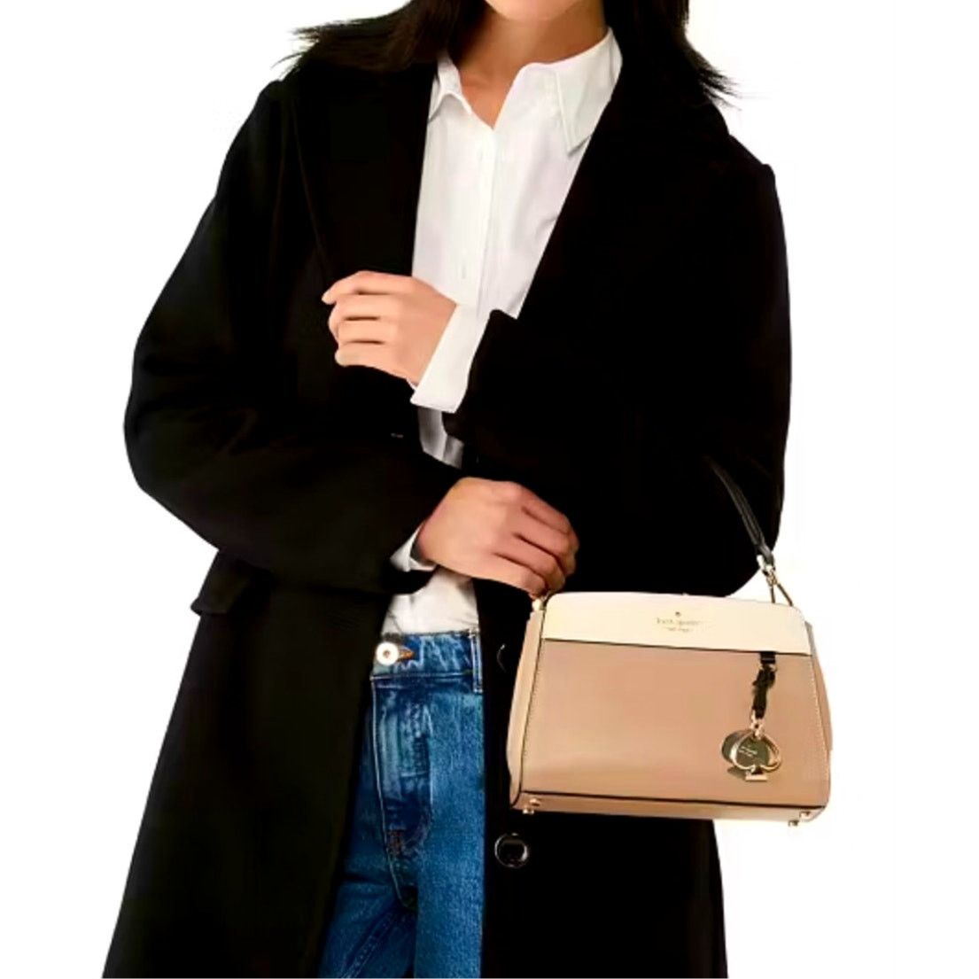 Kate Spade Kate Spade Madison Small Top Handle Satchel Toasted Hazelnut Size ONE SIZE - 6 Thumbnail