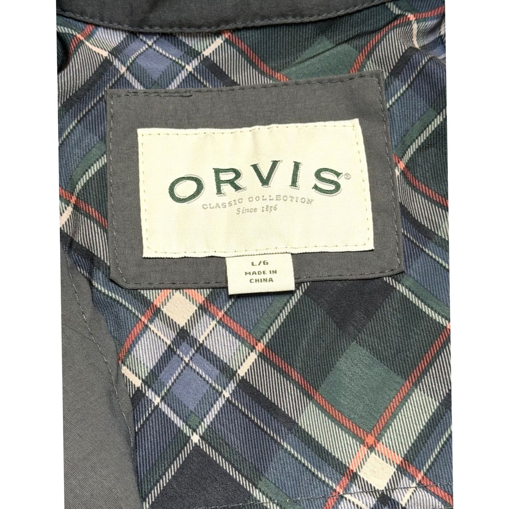 Orvis Orvis Lightweight Nylon Full Zip Windbreaker Bomber Jacket Gray Sz L Mens Size US L / EU 52-54 / 3 - 5 Thumbnail