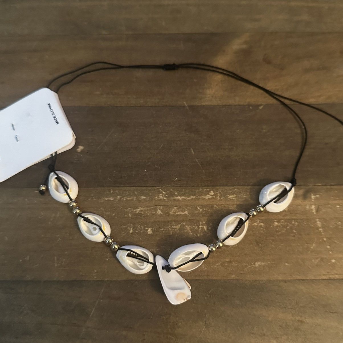 Other Cowrie shell adjustable necklace Size ONE SIZE - 4 Thumbnail