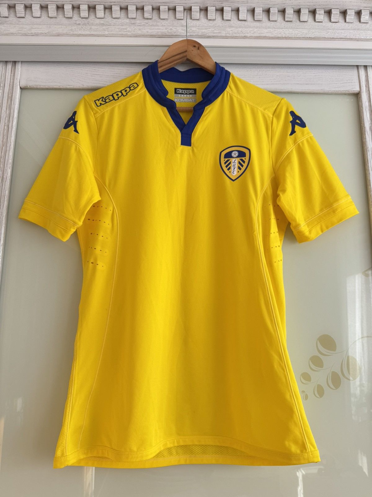 Kappa Leeds United 2015-2016 Away Player Issue Soccer Jersey Kit Size US L / EU 52-54 / 3 - 5 Thumbnail