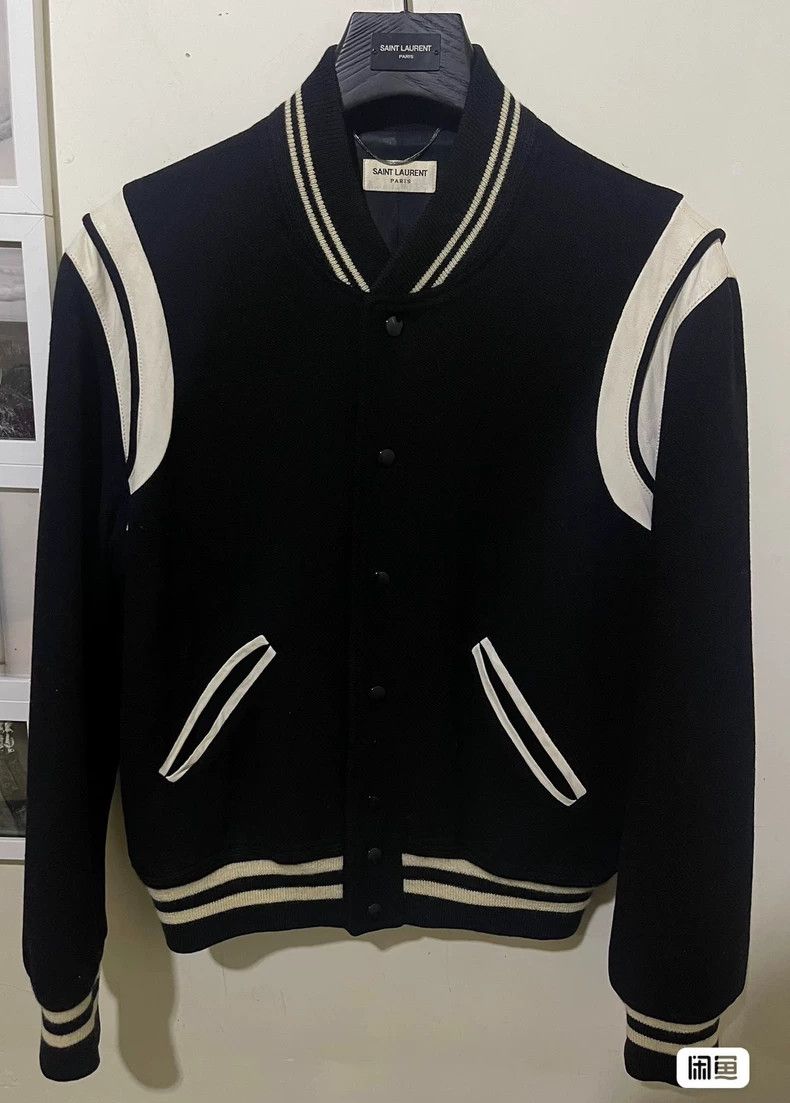 Saint Laurent Paris saint laurent parisBlack and white wool Teddy jacket 2503-N Size US M / EU 48-50 / 2 - 2 Thumbnail