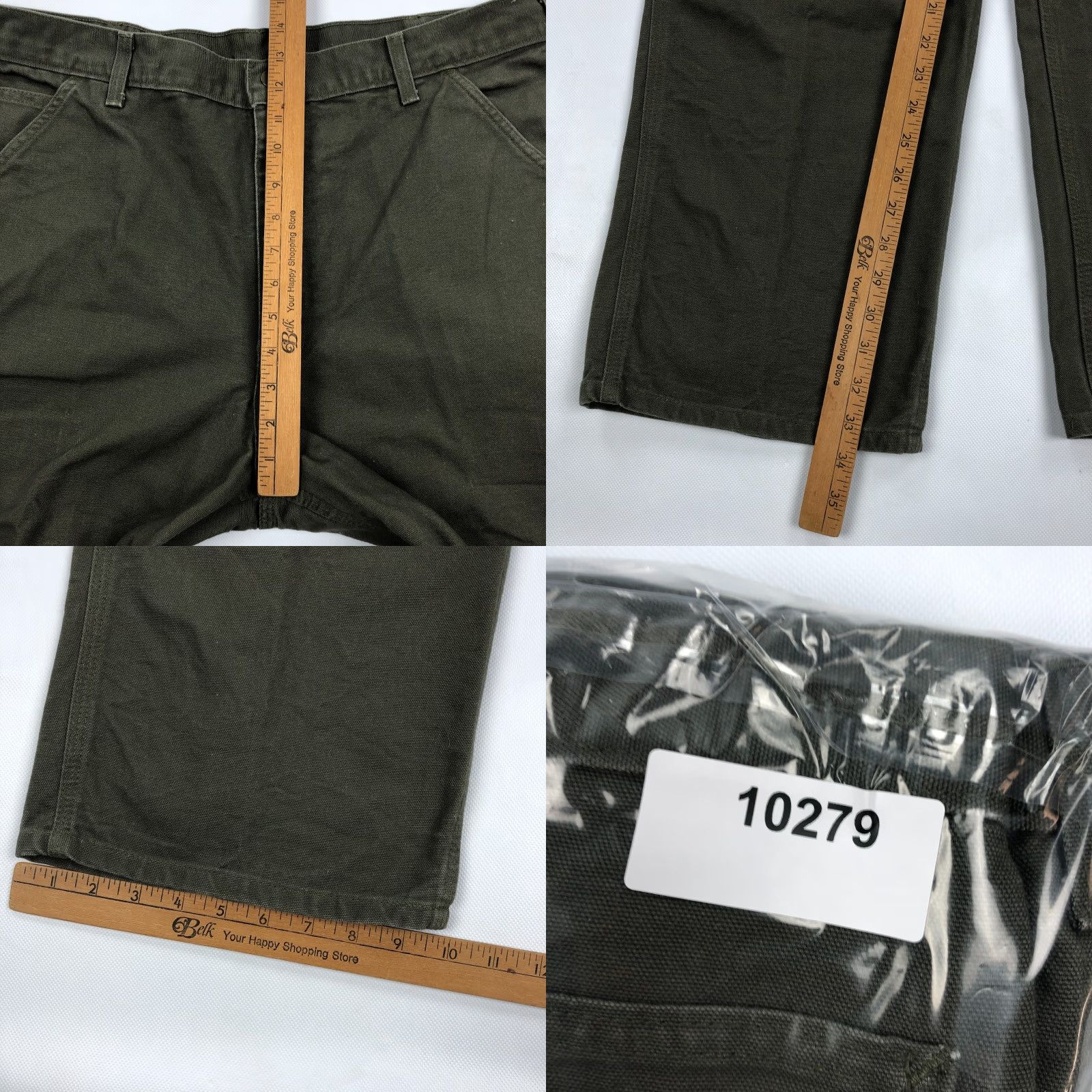 Carhartt VINTAGE Carhartt Pants Mens 38x34 Carpenter Green Dungaree 5-Pocket Cement? Size US 38 / EU 54 - 8 Thumbnail