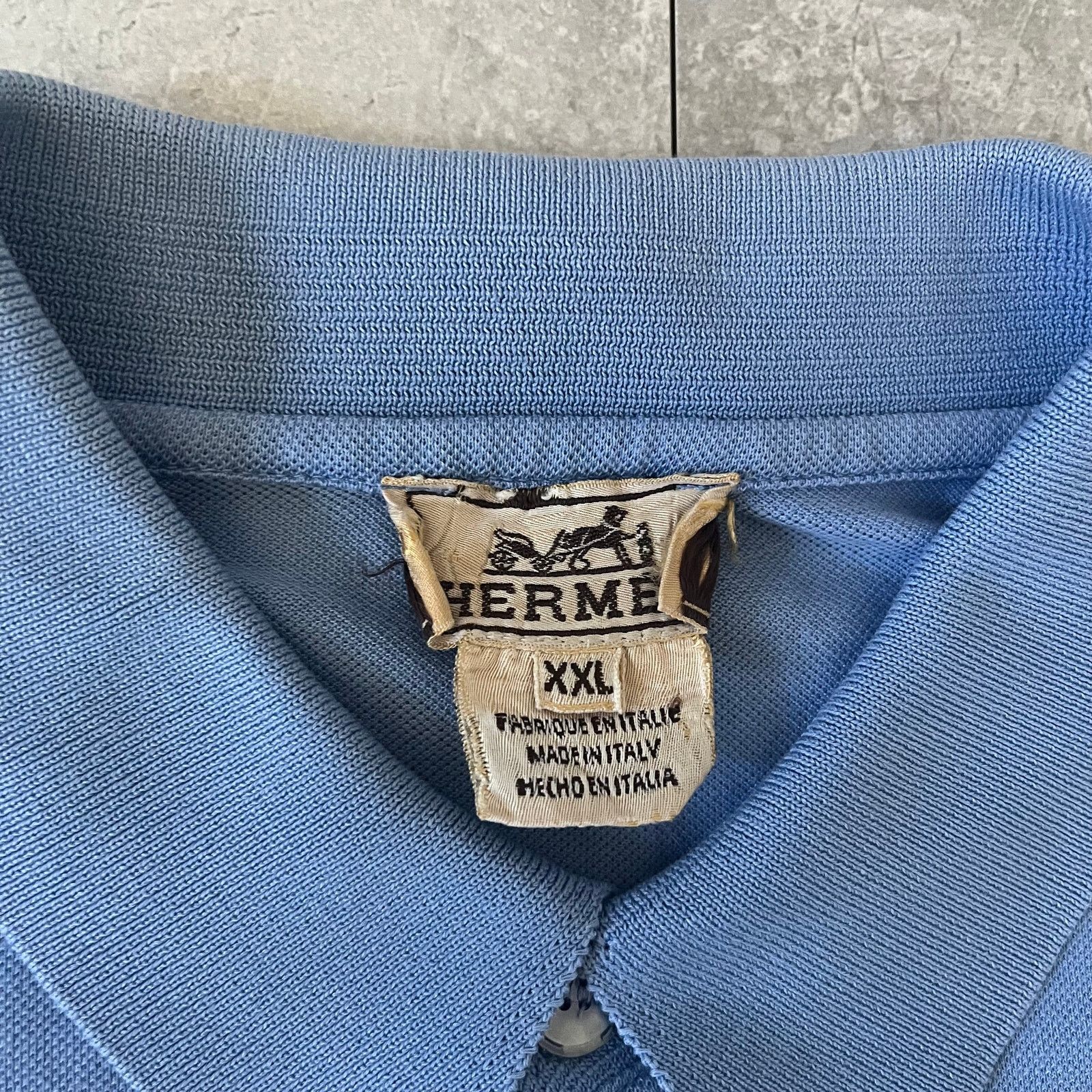 Hermes Vintage Hermès Men’s Polo Shirt – Size XXL – Made in Italy Size US XXL / EU 58 / 5 - 4 Thumbnail