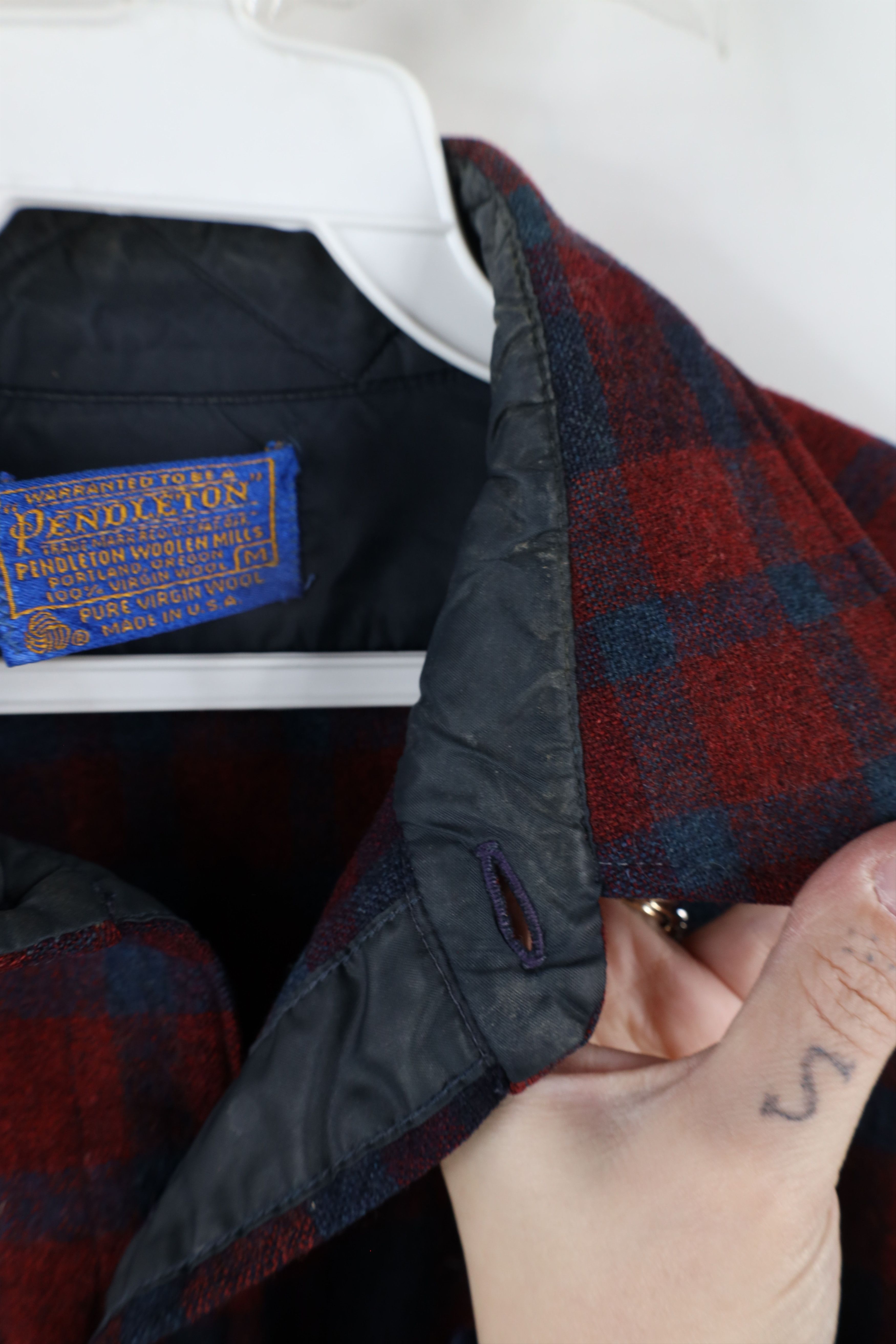 Pendleton × Vintage Vintage 70s Pendleton Wool Collared Board Button Shirt USA Size US M / EU 48-50 / 2 - 13 Thumbnail