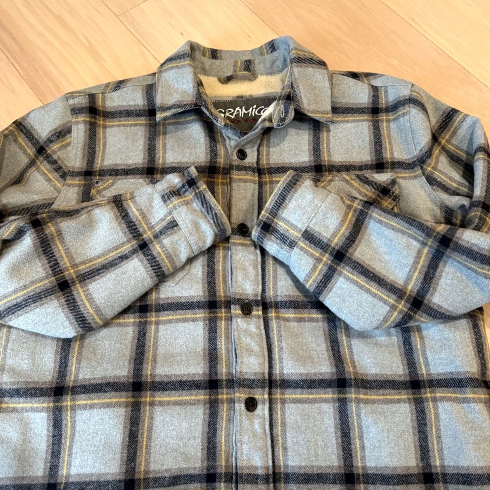 Gramicci Gramicci Shirt Jacket Medium Multicolor Lined Heavy Flannel Hiking Outerwear Mens Jacket Size US M / EU 48-50 / 2 - 4 Thumbnail