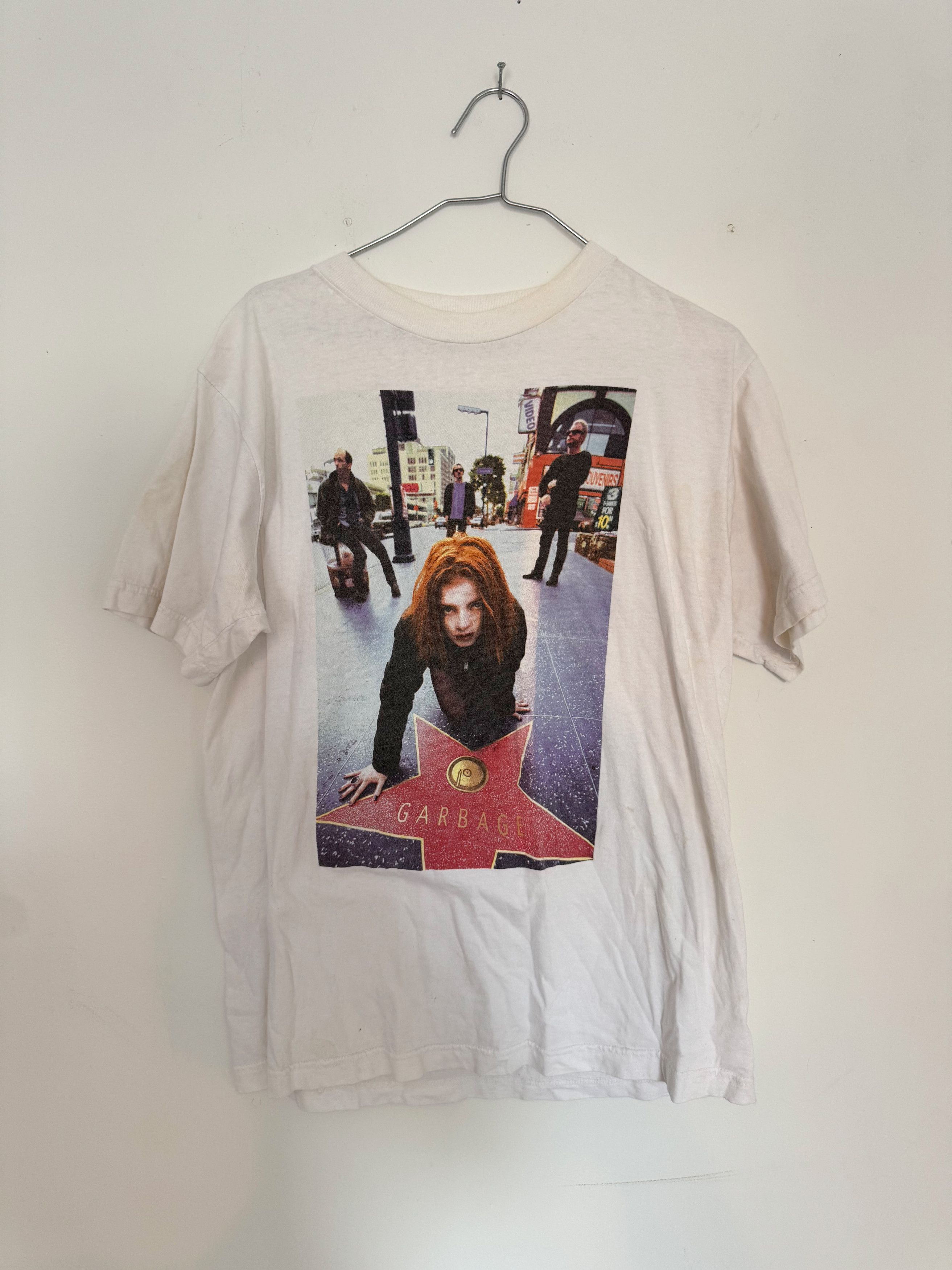 Vintage Vintage Garbage Band Tour 96 T Shirt Size US L / EU 52-54 / 3 - 1 Thumbnail