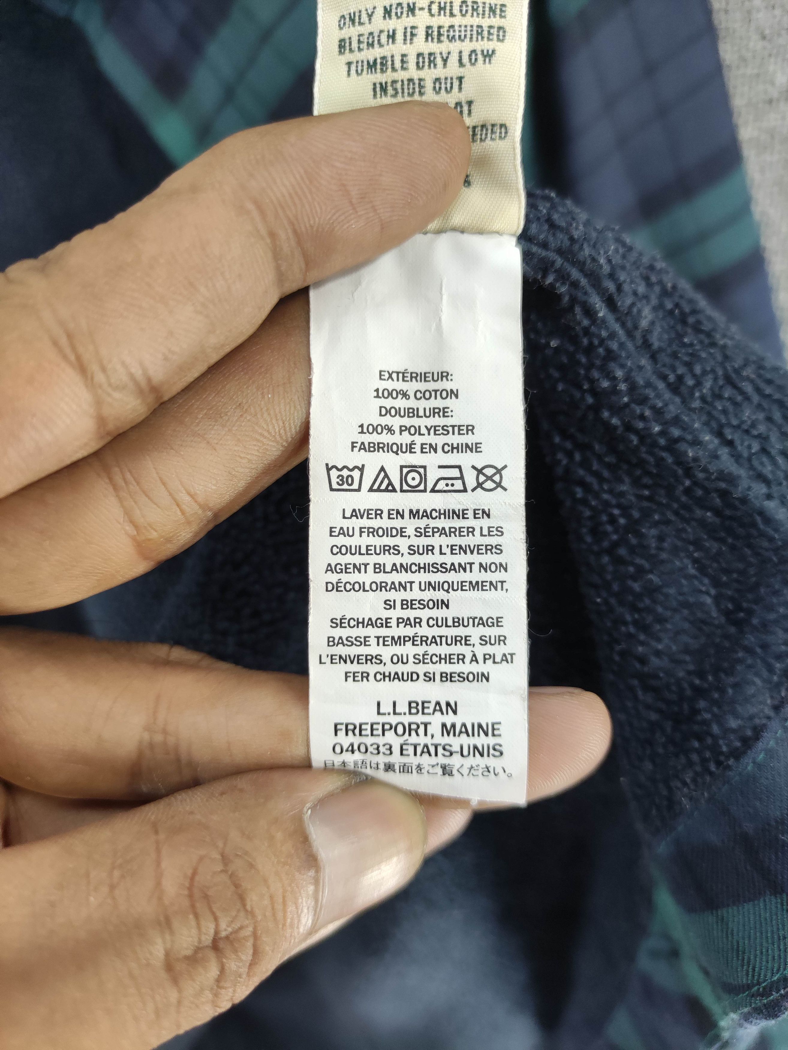 L.L. Bean Vintage L.L. Bean Flannel Jacket Snap Button Checkered Size US L / EU 52-54 / 3 - 7 Thumbnail