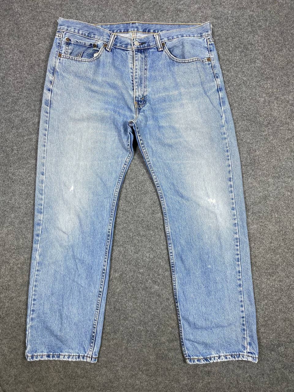 Levi's vintage levis 505 slightly distressed denim nice design Size US 38 / EU 54 - 8 Thumbnail