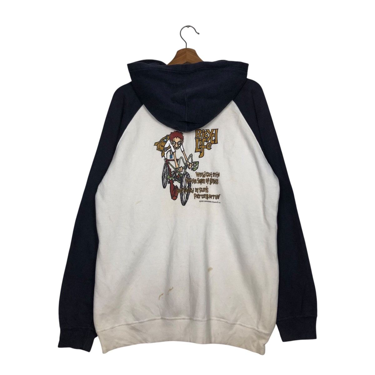 Japanese Brand × Vintage 📌Vintage Zipper Jacket Mischievous Big Logo Punk Style Size US M / EU 48-50 / 2 - 9 Thumbnail