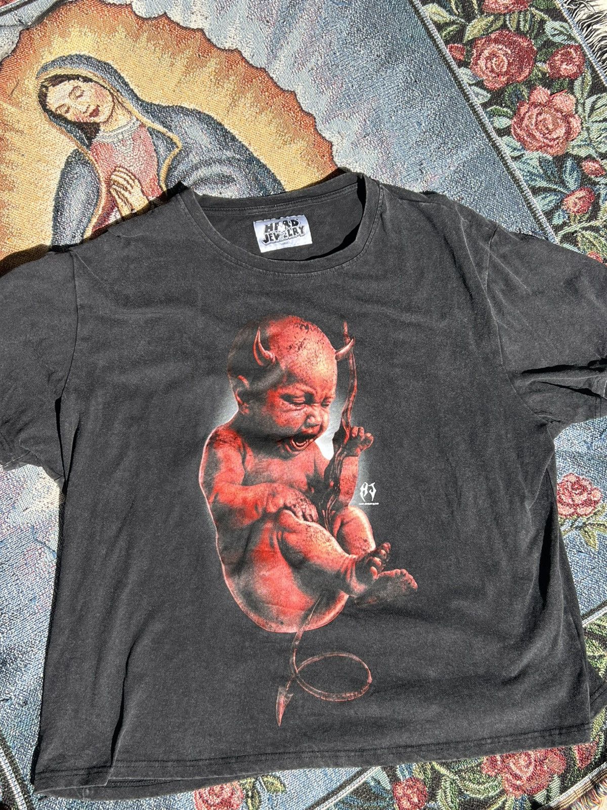 Other Hard Jewelry Satan Baby Tee Size US L / EU 52-54 / 3 - 1 Thumbnail