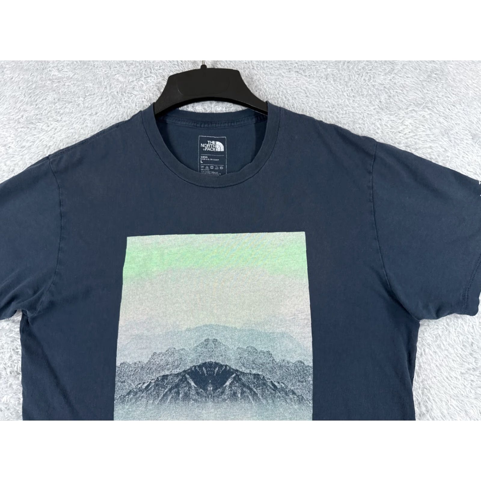 The North Face The North Face Shirt Men Large Black Short Sleeve Crew Cotton Smokey Mountains Size US L / EU 52-54 / 3 - 4 Thumbnail