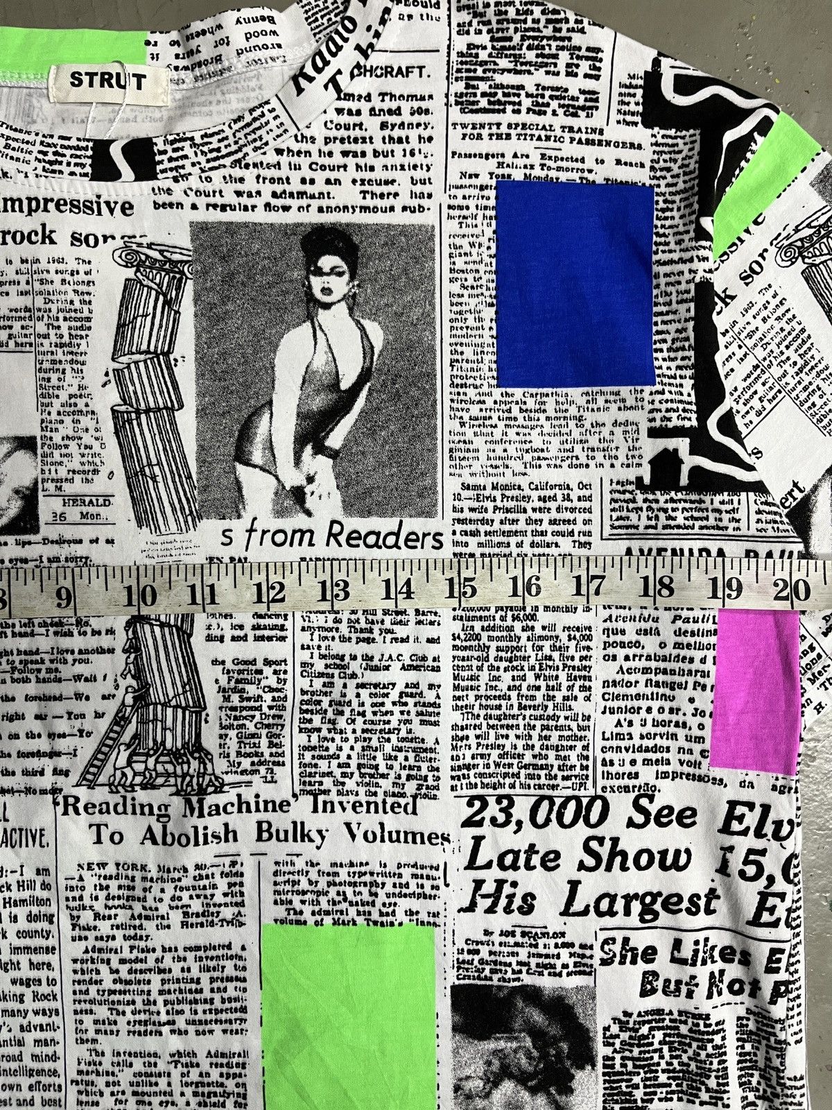 Beauty Beast Strut Japan Newspaper Galliano Hysteric Dior Inspired Size US M / EU 48-50 / 2 - 5 Thumbnail