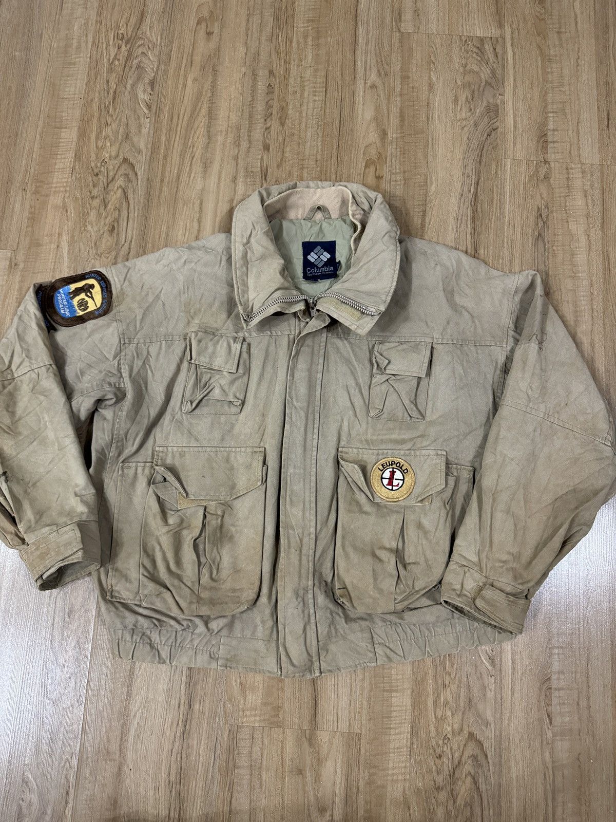 Columbia × Vintage VINTAGE COLUMBIA UTILITY HUNTING JACKET Size US L / EU 52-54 / 3 - 1 Thumbnail