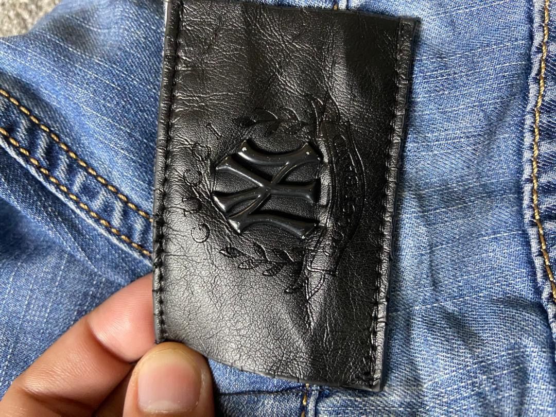 Gucci × New York Yankees New York Yankees + Gucci Straight Fit Jeans (175) Size US 30 / EU 46 - 3 Thumbnail