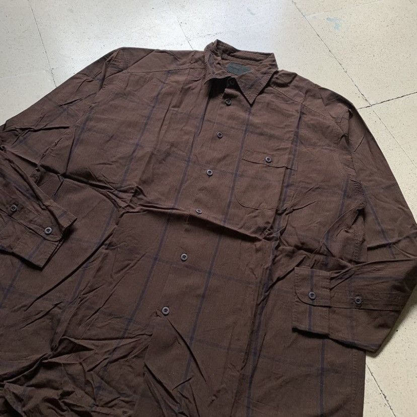 Yohji Yamamoto VINTAGE 90s YOHJI YAMAMOTO A.A.R BUTTON UP SHIRT Size US L / EU 52-54 / 3 - 5 Thumbnail