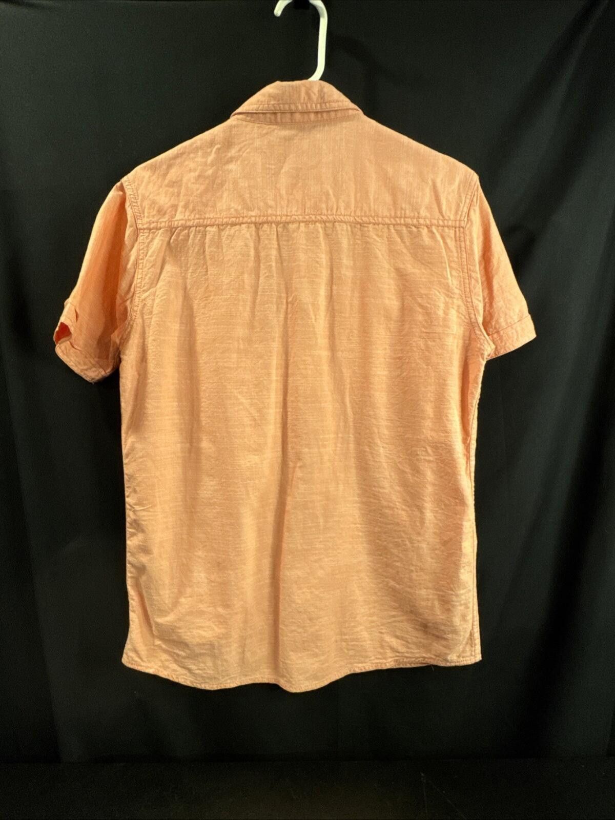 Blackjack Black Jack Shirt Mens Medium Salmon SS Button Down (621) Size US M / EU 48-50 / 2 - 3 Thumbnail