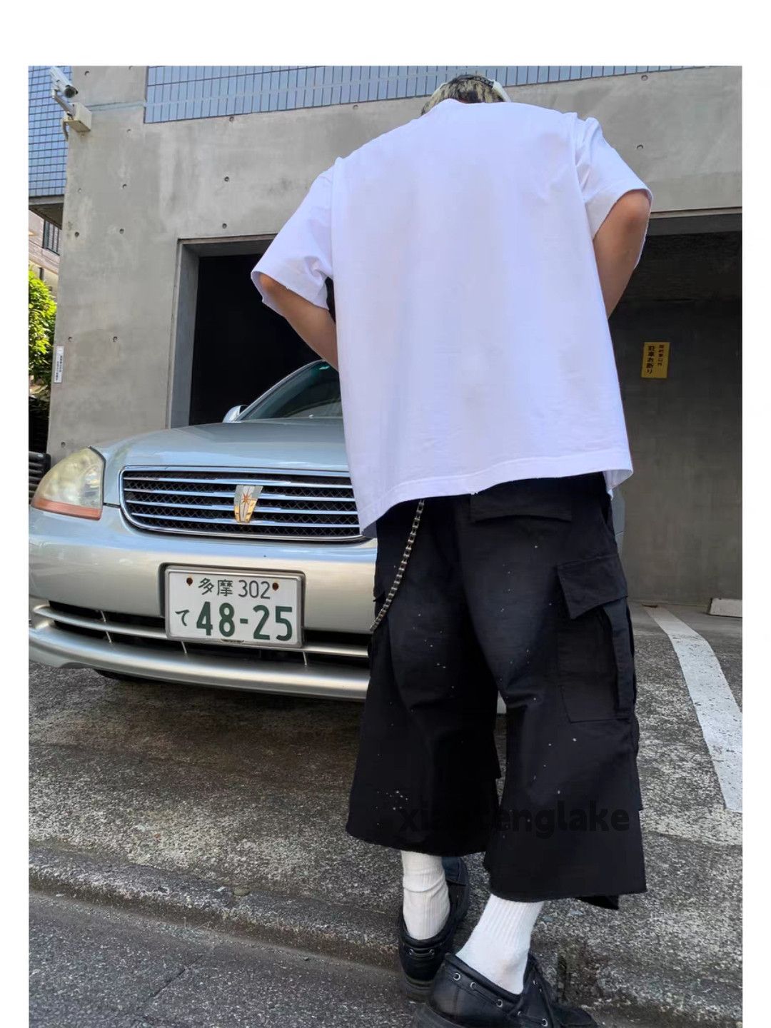 Vintage Unisex utility loose baggy skate hiphop cargo shorts Size US 30 / EU 46 - 3 Thumbnail