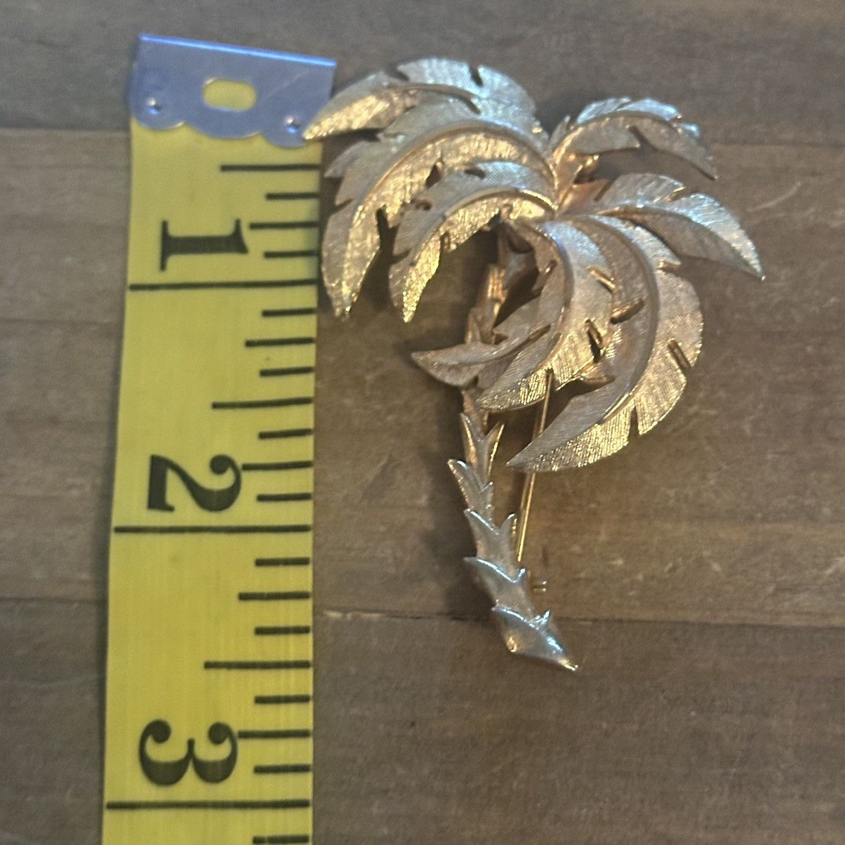 Vintage Vintage golden palm tree brooch Size ONE SIZE - 2 Thumbnail