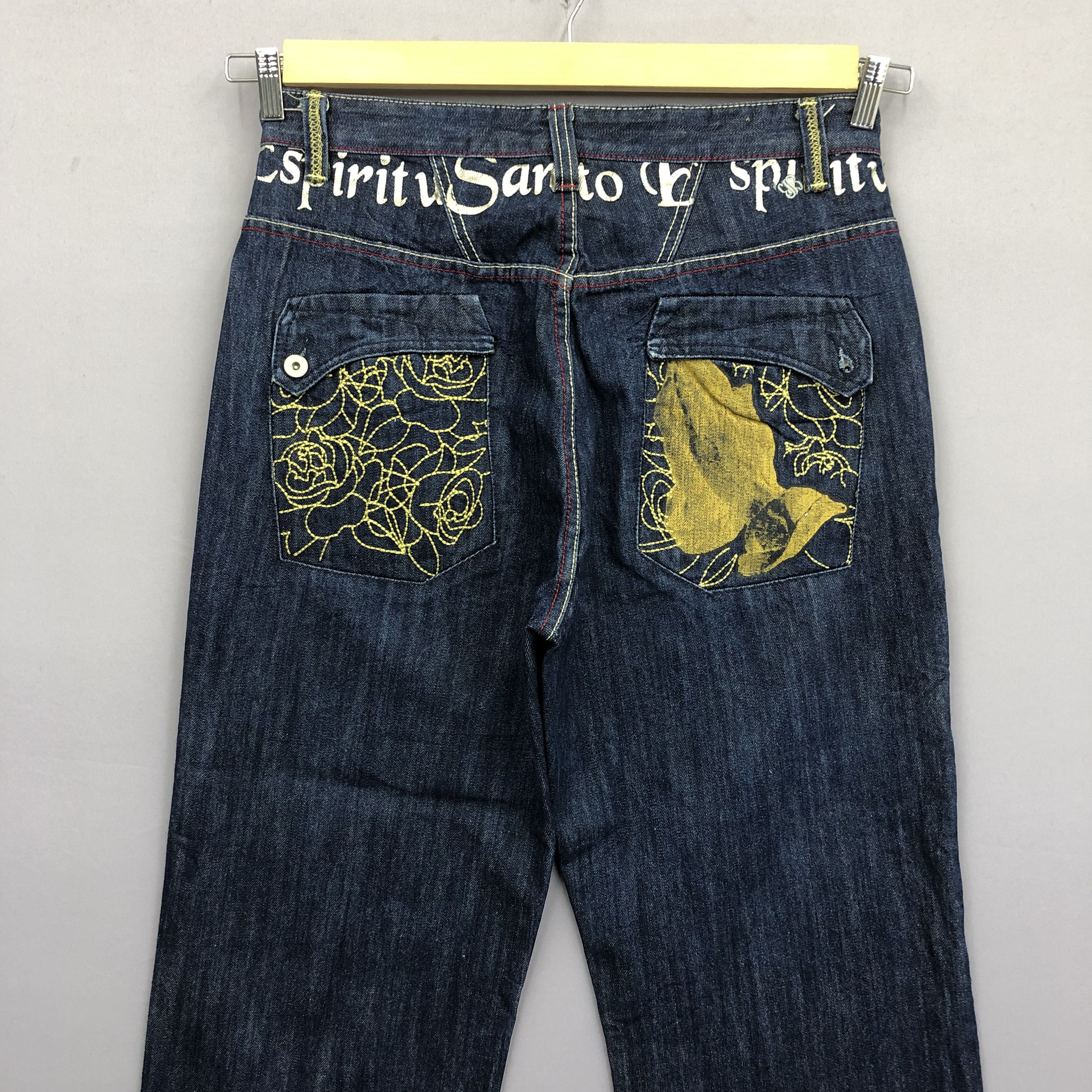 JNCO Crazy Y2K Southpole Style Baggy Japanese Skater Jeans Denim Size US 32 / EU 48 - 3 Thumbnail