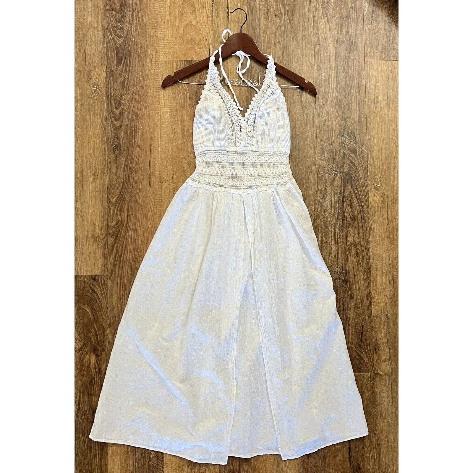 Other Sea Spice Resort Cotton Cover Double Slit M White Lace Size M / US 6-8 / IT 42-44 - 4 Thumbnail